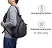 Magictodoor Sling Bag for Men Women Travel Packs Chest Backpack w/Anti-theft RFID Blocking Pocket & USB Charging Port (Black)