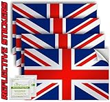Spy Spot United Kingdom Flag Sticker Decal 4-Pack...