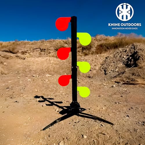 Image of KNINE OUTDOORS 3 /8 inch AR500 Dueling Tree Target 6pc 6 inch Paddles