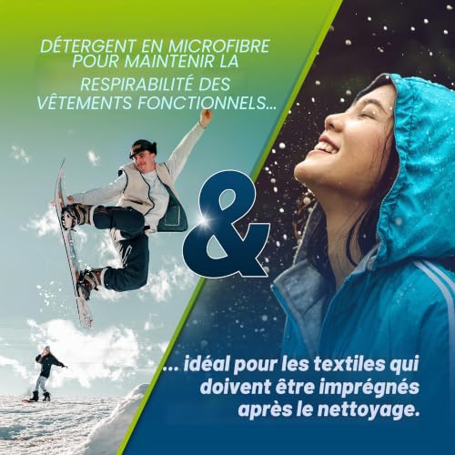 SIMPRAX® Lessive Spéciale Vêtements Fonctionnels & Outdoor – Lessive Liquide Restaure Respirabilité, Élimine Odeurs & Saletés – Detergent Écologique, Prépare à l’Imprégnation, 2,5 L – vue 5