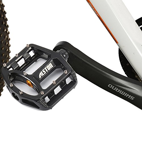 Alston 1 Pair Mountain Bike Pedal, MTB/BMX CrMo CNC Machined 9/16