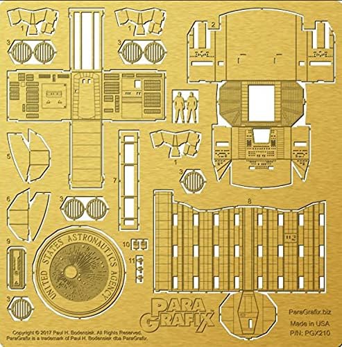 BIBNY Paragrafix 1/44 Scale Discovery XD-1 Cockpit and Airlock Photoetch Set PGX210
