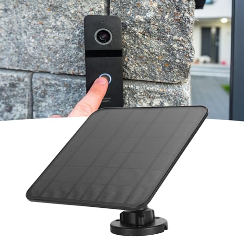 Painel Solar para Campainha, Carregador de Painel Solar de 12 W para Ninho, Campainha 2K, Campainha