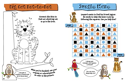 Boredom Busters: Animals Sticker Activity: Includes 350 stickers! Mazes, connect the dots, find the differences, and much more! - Image 5