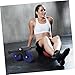PAMINGONO 1set Two-wheel Abdominal Fitness Roller with -skid Wheels for Deep Muscle Training for All Levels of Workout Enthusiasts