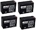 UPG 12V 10AH Sealed Lead Acid 85968/D5719 SLA Battery - 4 Pack