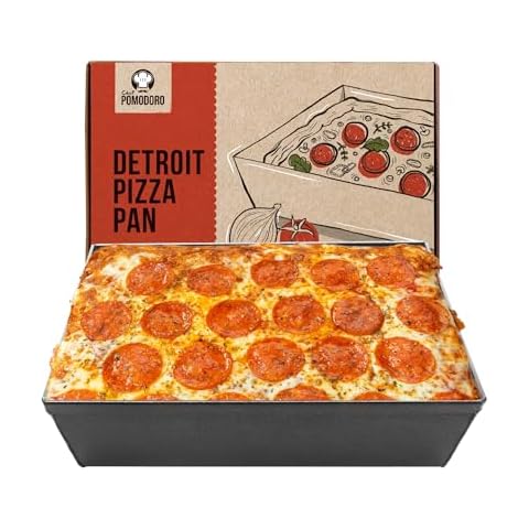 Chef Pomodoro Detroit-Style Pizza Pan 25x20 cm Cover