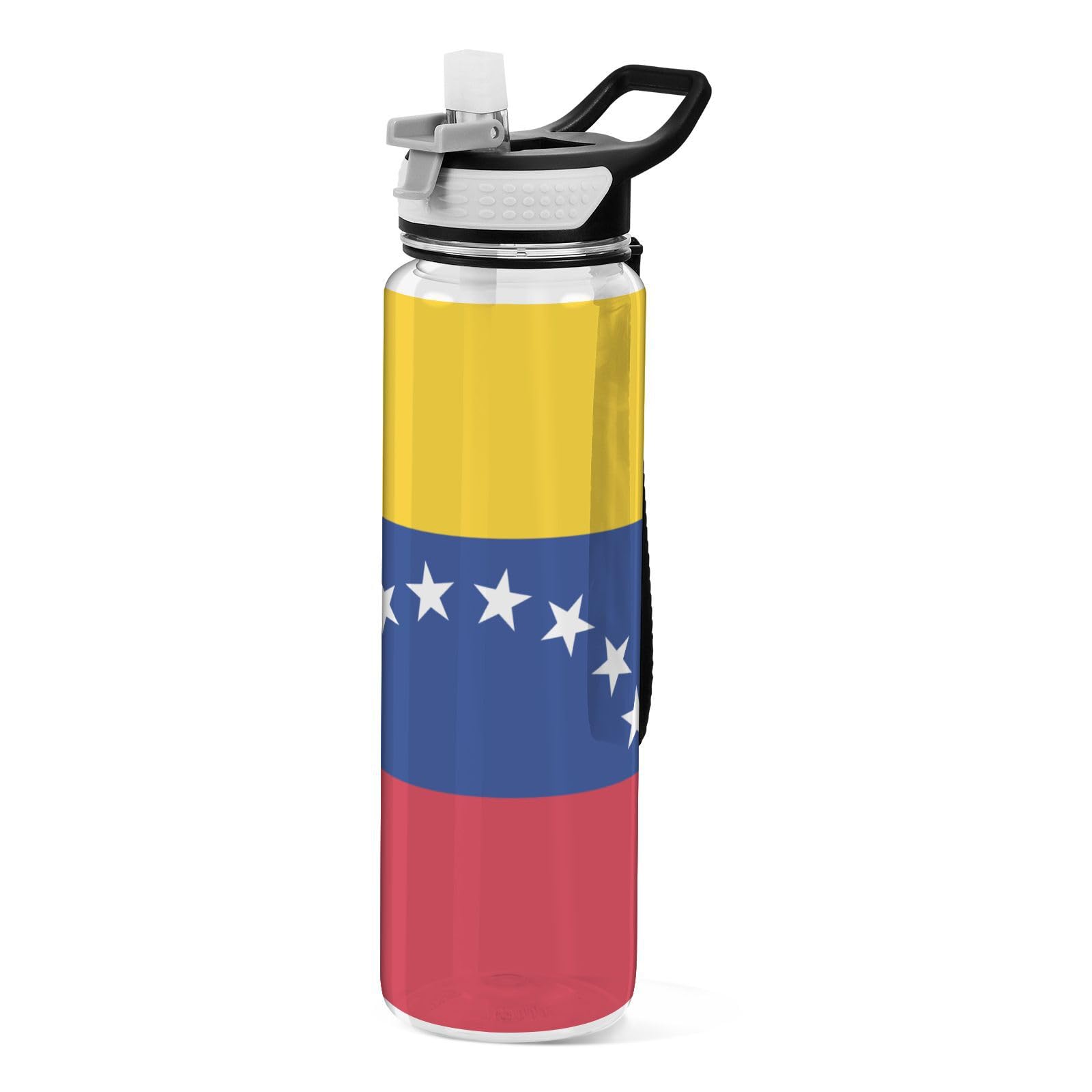 Bouteille d'eau 887 ml Tritan sans BPA pichet portable drapeau Venezuela