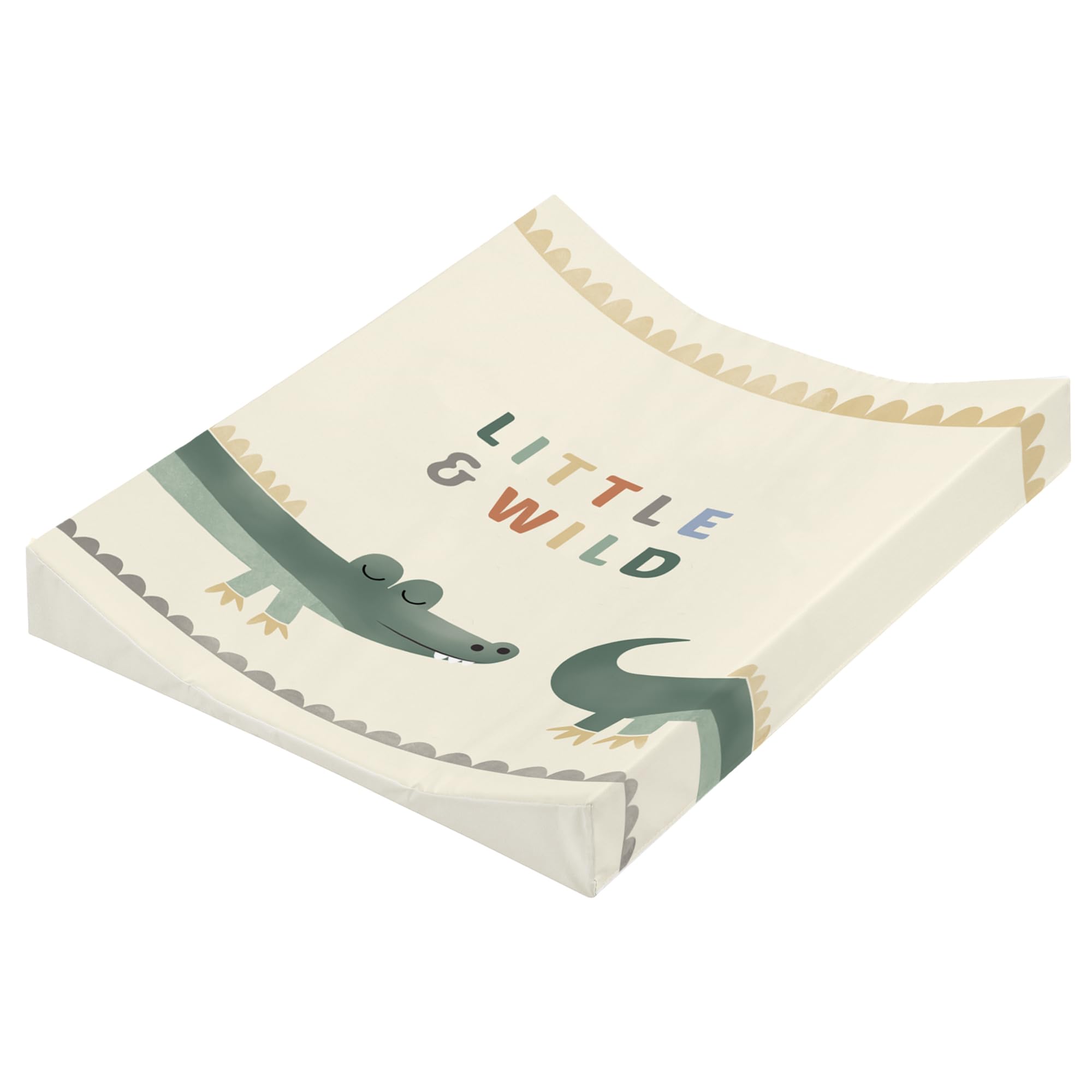 Julius Zöllner 2-Wedge Changing Mat with Crocodile Design Size 50/65 cm