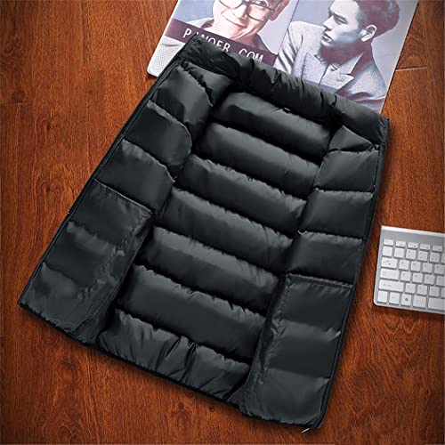 Chaleco de invierno para hombre acolchado negro L ideal para paseos urbanos 3