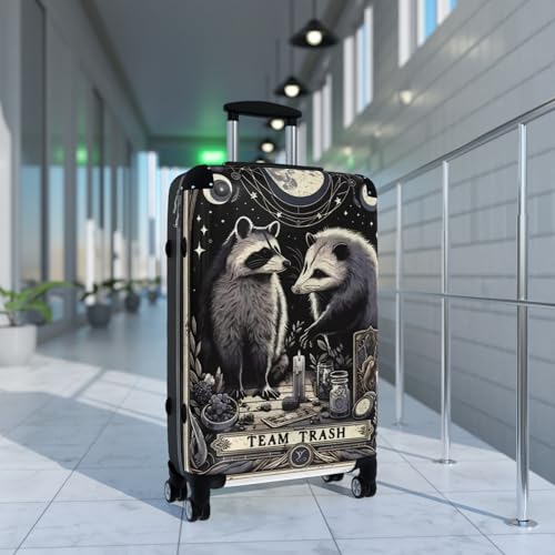 Whimsical Suitcase with Team Trash Design - Fun Luggage for Adventurers, [...]3