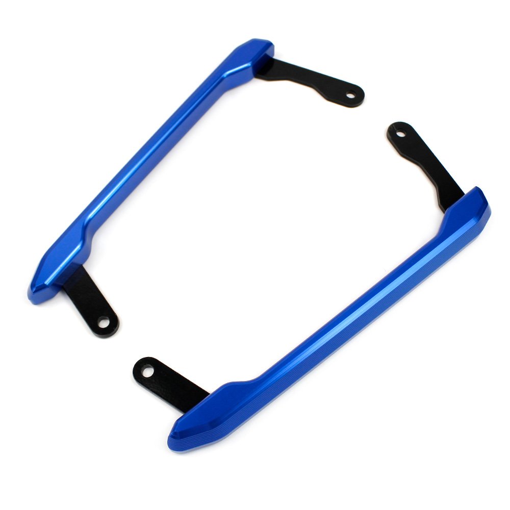 Kit de Rail de Poignée D'accoudoir de Barre D'appui de siège de Passager Arrière de Moto pour Y-amaha MT-09 FZ-09 MT09 FZ09 Accessoires 2013 2014 2015 2016 2017 2018 2019 2020 (Bleu)