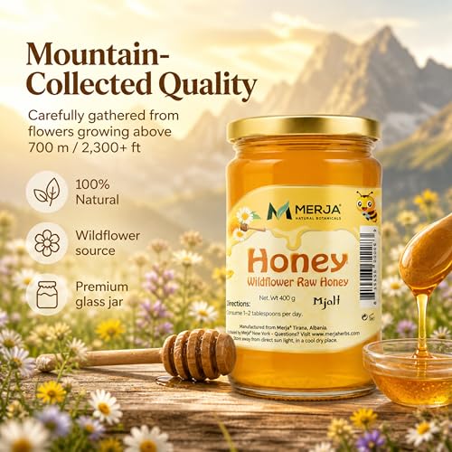 Miel 100% Natural de Montañas de Albania 16.9 oz miniatura 4