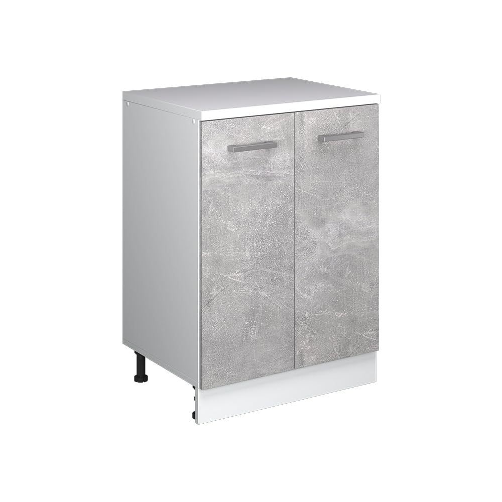 Vicco Extension cabinet Rion, Concrete/White, 60 x 46 cm — image 1