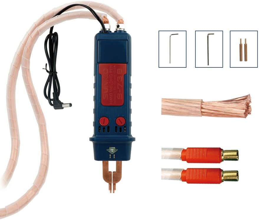 Portable Integrated Spot Welding Pen Adjustable Pressure Efficient Welding Tools Spot Welding Pen Automatic Trigger Switch (A:73B No Cable)