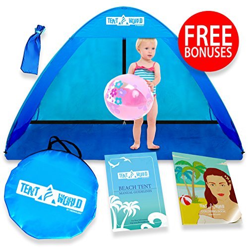 Baby Beach Pop Up Sun Shade Tent with UV Protection, Travel On The