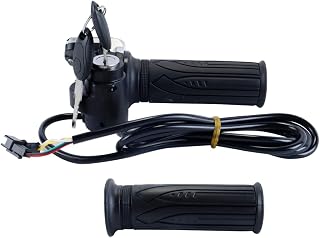 Empuñadura de acelerador para bicicleta eléctrica Empuñadura de velocidad de 48 V con pantalla de voltaje y corriente