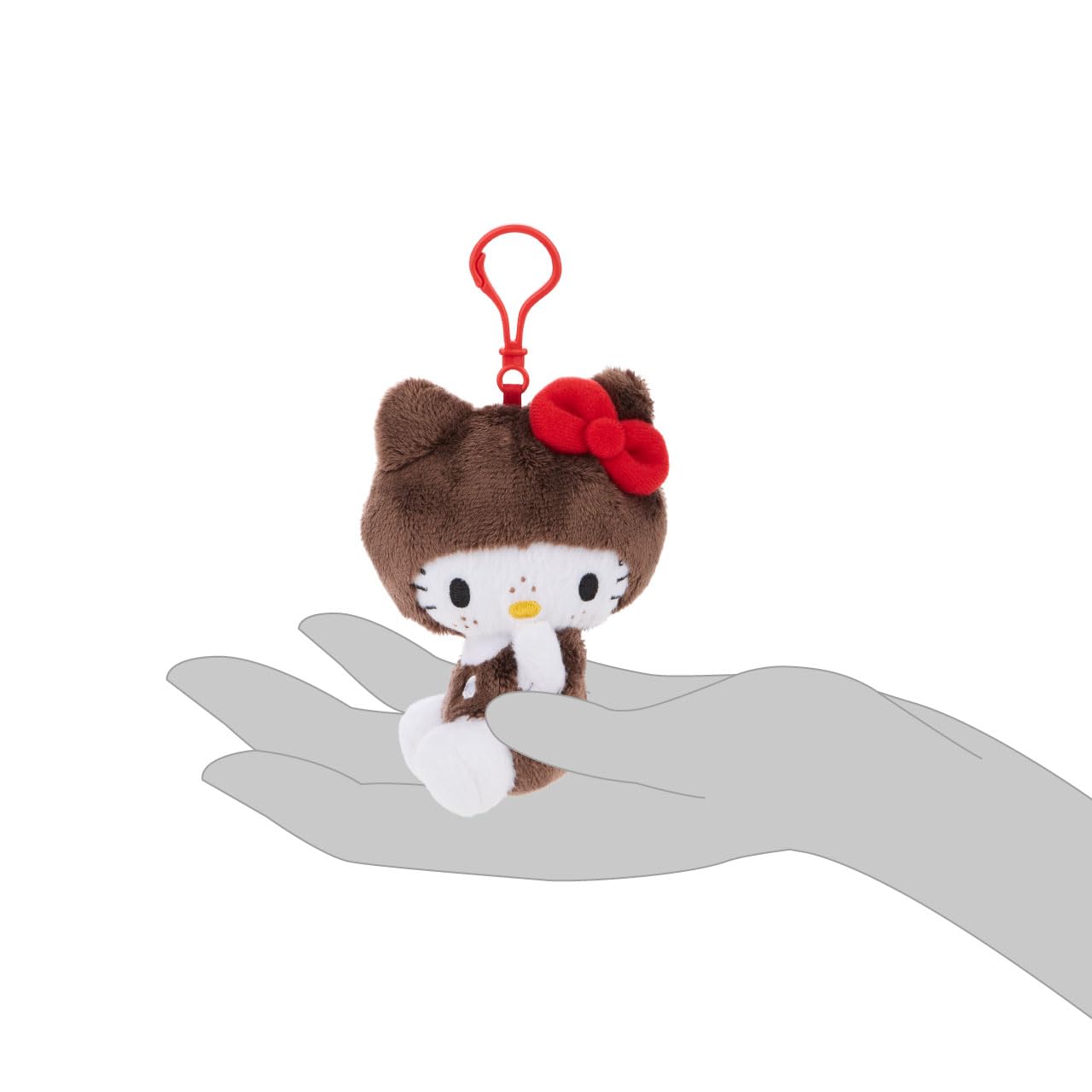 Amazon.com: MONCHHICHI x Hello Kitty Costume Keychain Plush Doll