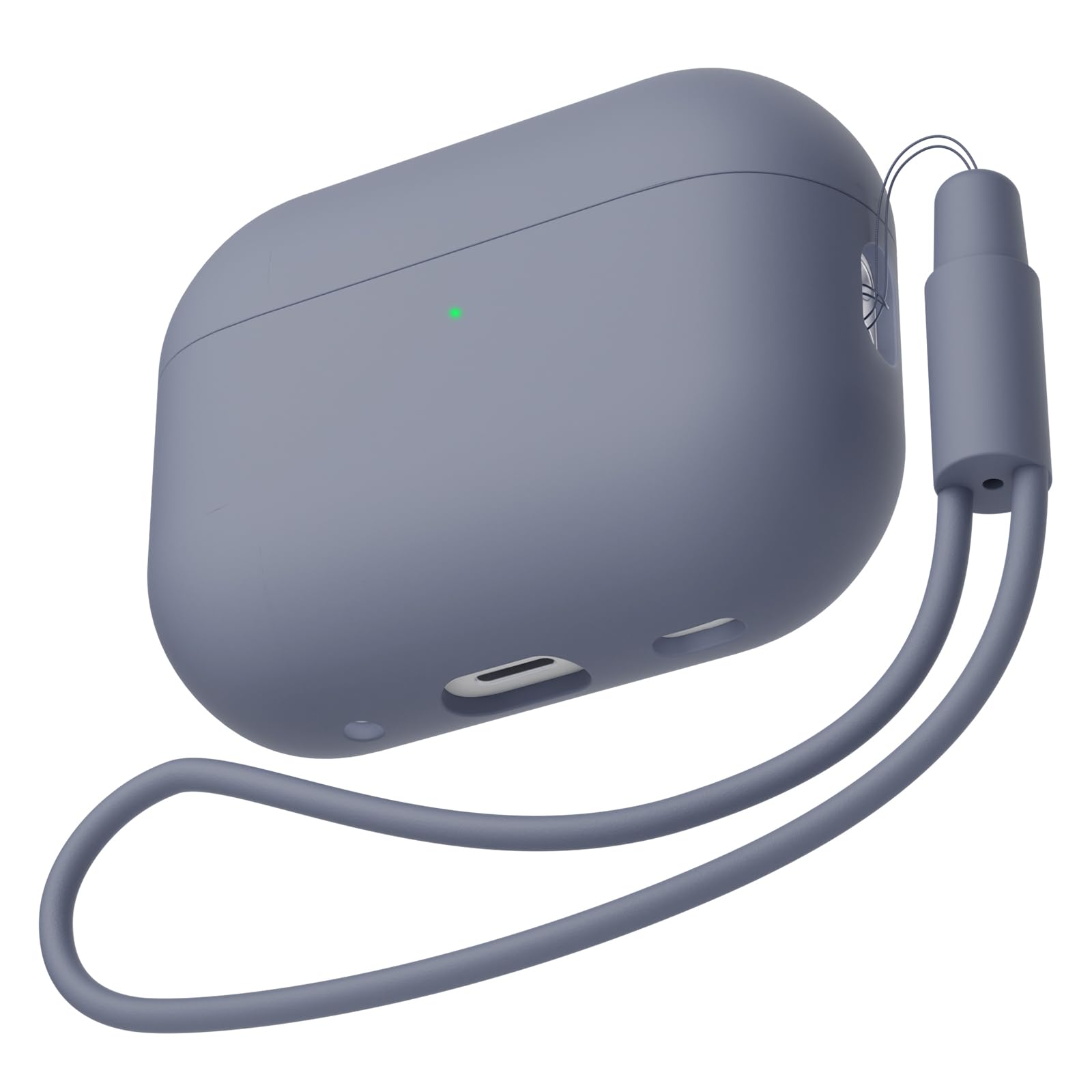 Funda Silicona Compatible con AirPods Pro 2.ª Generación, Ultradelgada Fundas Protectora de Silicona para AirPods Pro 2.ª Generación 2022,Menta Verde/Lavanda(2PCS) - 4