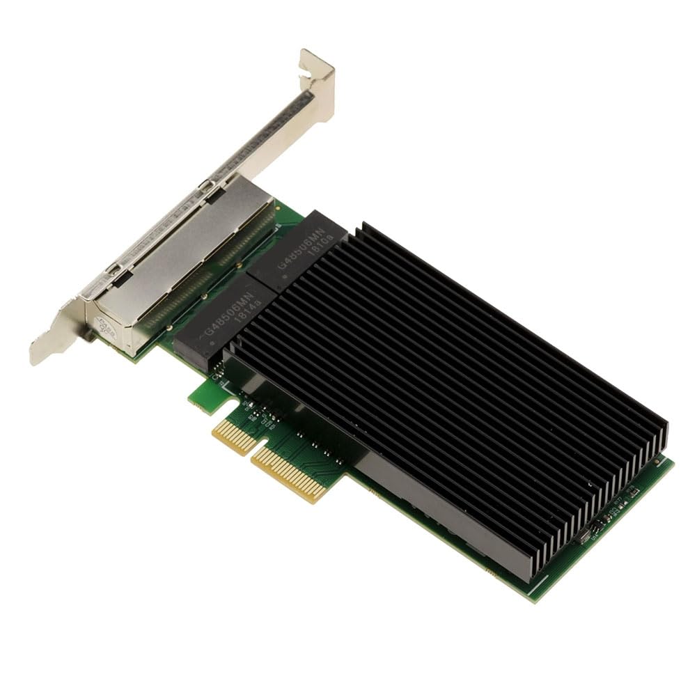 Controller di Rete Scheda PCIe 2.5G X4 LAN Gigabit Ethernet 4 Porte RJ45 Supporto Chipset Quadruplo 10 100 1000 2500 1G 2.5G