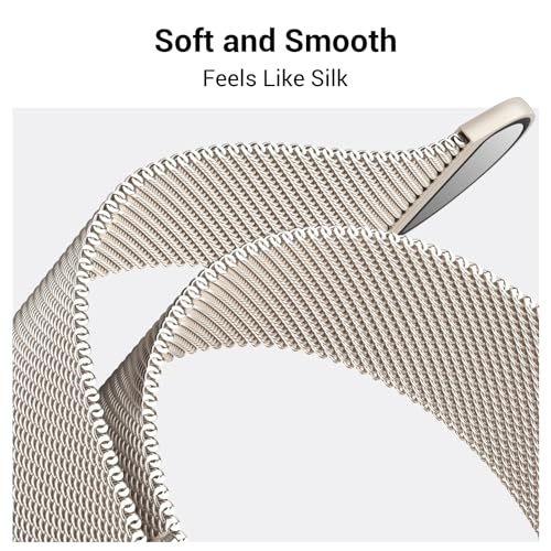 Image of Original Metal Milanese Loop Compatible with Apple Watch Band for Women Men