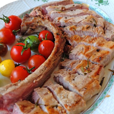 Yߐ{؃g}z[NXe[L nasu pork tomahawk steak