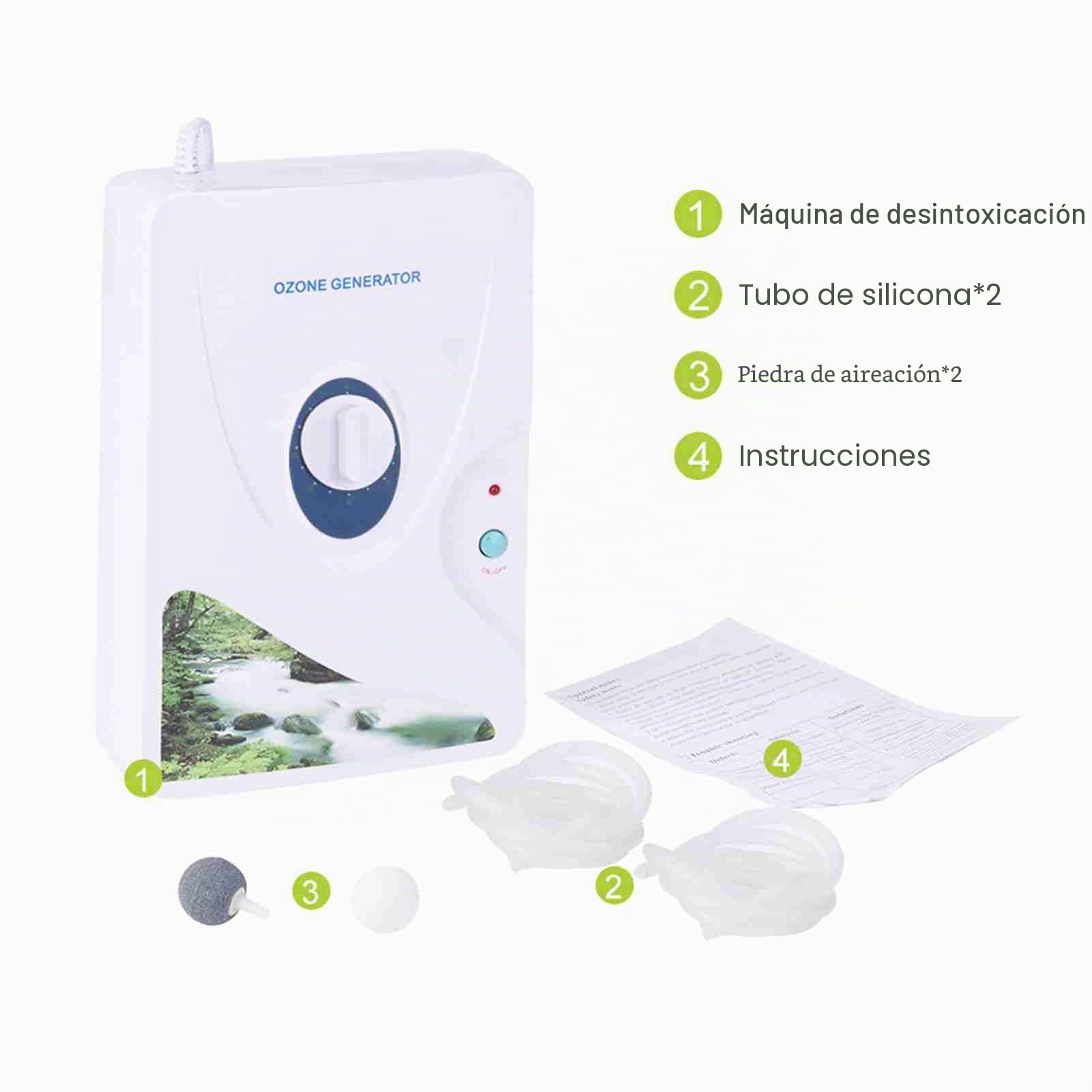 Generador de Ozono Digital con Temporizador, Máquina Purificadora de Agua y Aire O3, Esterilizador para Desinfección de Agua y Oxígeno