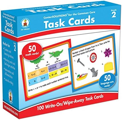 Amazon.com: Carson-Dellosa Task Cards Learning Cards Grade 3 : Carson ...