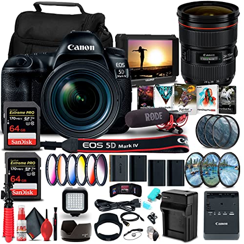 Canon EOS 5D Mark IV Cámara DSLR con lentes y accesorios