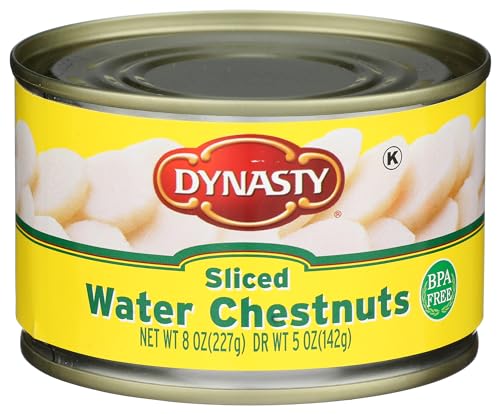 Image of Dynasty, Sliced Water Chestnuts, 8 Ounce (Pack of 12)