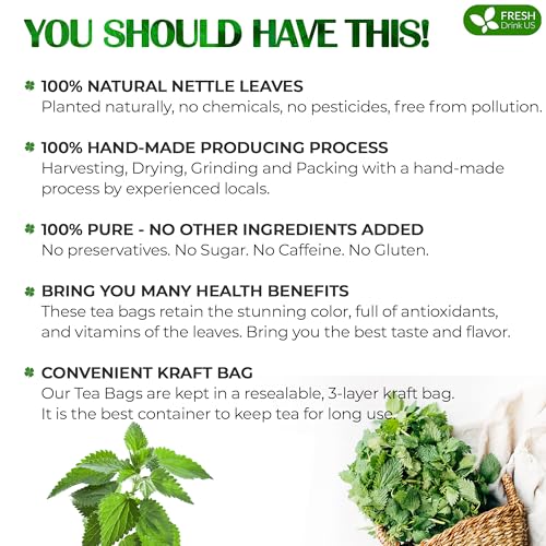 Image of FreshDrinkUS, Premium Perilla Leaf Tea - 30 Tea Bags | 100% Pure Perilla Leaves | Caffeine-Free, Non-GMO, Natural Packaging | Herbal Tea Bags for Daily Enjoyment. Gluten-Free. Sugar-Free. Vegan