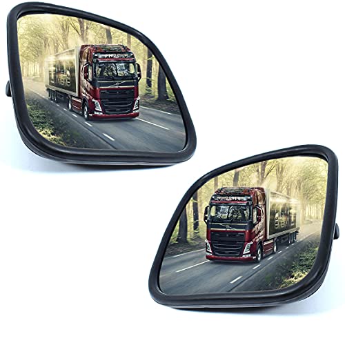 Easy Link 2 Specchietti Laterali Universali Per Camion, 36 X 18 Cm, Montaggio Universale, Concavi, Per Tubi, Per Camion - Foto 9