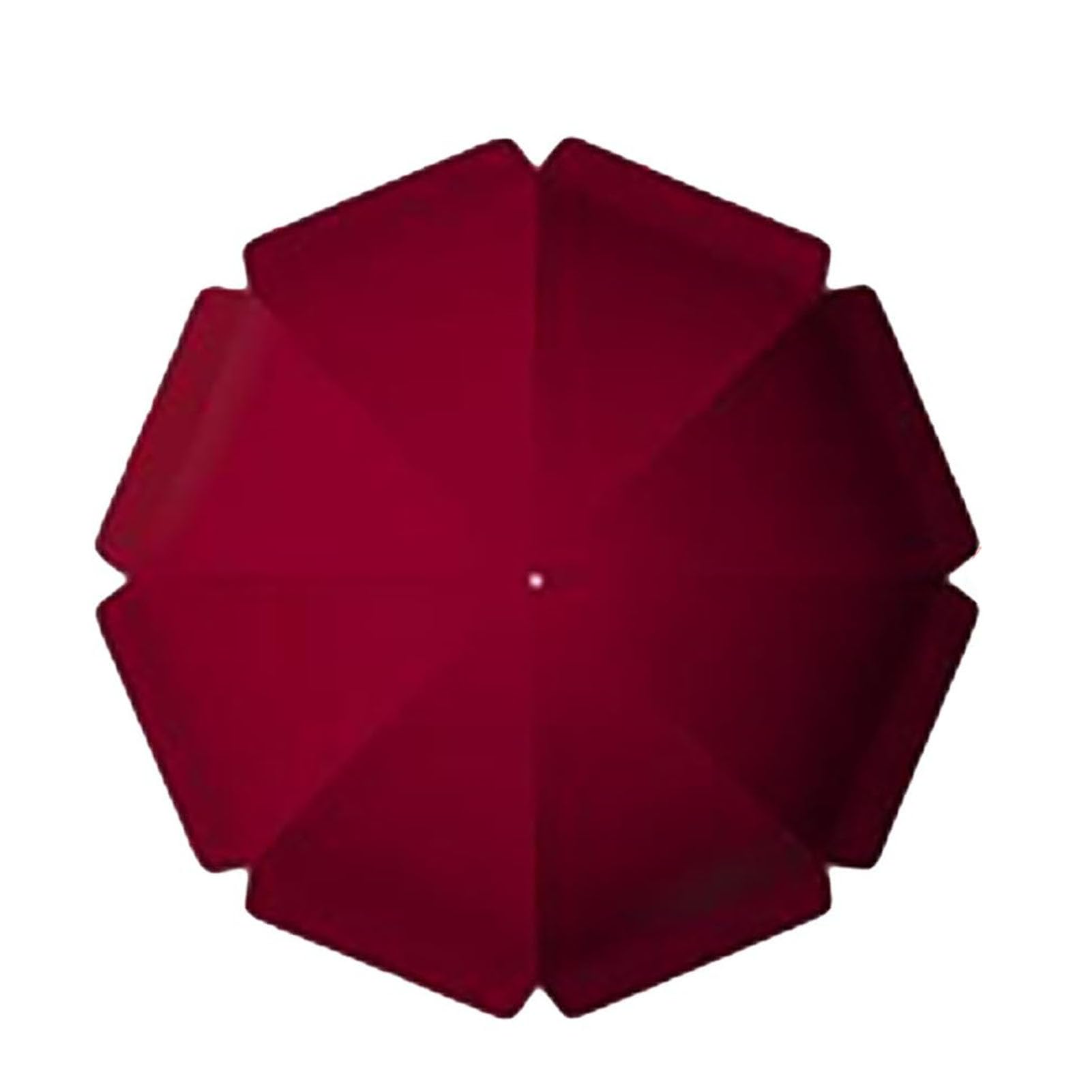 AVSMGP Telo Ricambio Ombrellone Universale 2.2M 2.4M 2.6M 2.8M 3.2M 3.4M 3.6M 300Cm Tendalino da Patio 300D con Protezione UV E Resistente all'Acqua Accessorio Parasole,Wine Red,2.6m(8.5ft)
