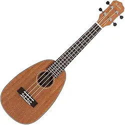 UKULELE CONCERTO 24 KAYKE SERIES CORPO ABACAXI KAL 330 CP FRISO E ROSETA EM ABS C/BAG KALANI MOGNO