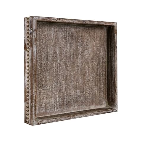 MAONAME Rustic Wooden Tray Cover