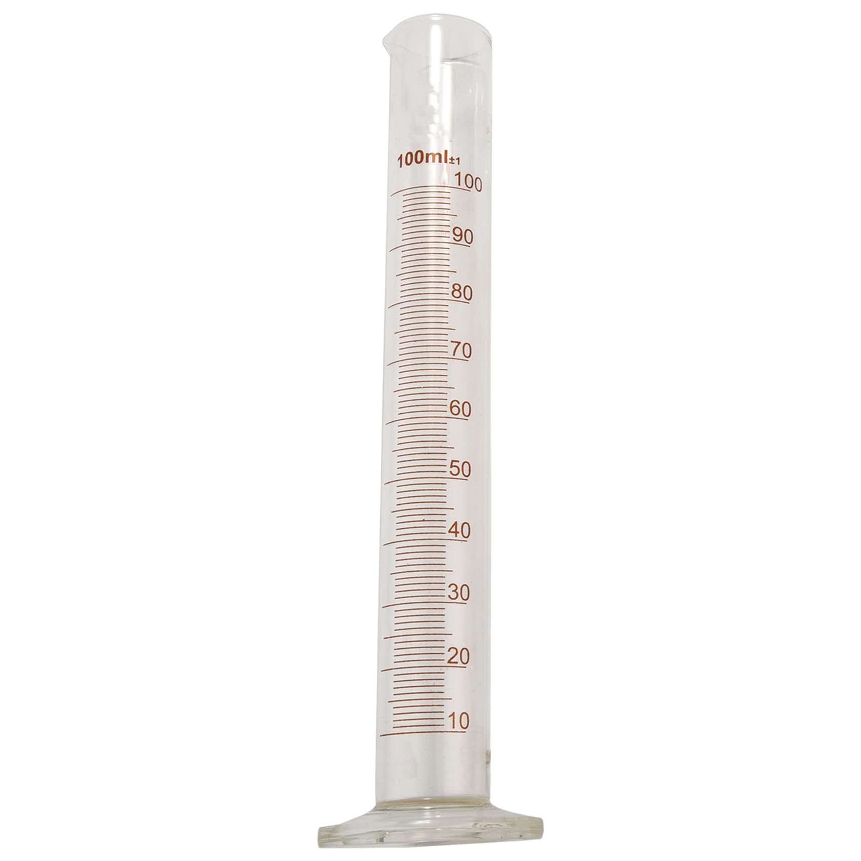 20 Cilindros de Medición - 5 Ml, 10 Ml, 50 Ml, 100 Ml - Vidrio Superior - Contiene 10 Cepillos de Limpieza + 15 Pipetas de Vidrio 1 Ml