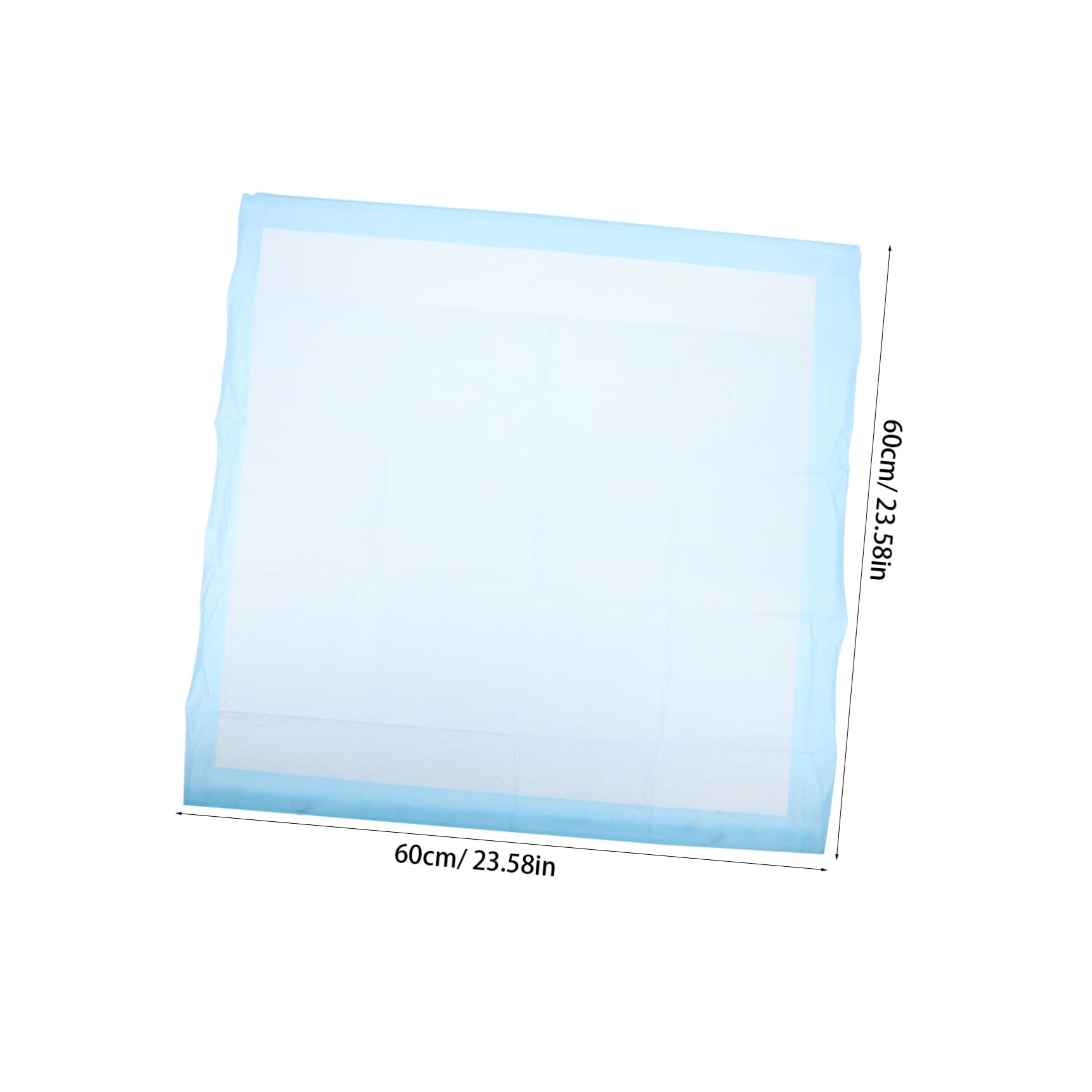 BESPORTBLE Alèse d'apprentissage pour Chiots Super Absorbante 60x60 Cm L | Non-tissé, pour Chiens Âgés et Jeunes Animaux, Usage Quotidien et Entraînement, Lot Unitaire
