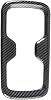 Front Water Cup Holder Trim, Carbon Fiber Car Center Console Water Cup Holder Panel Cover Trim, 2015-2021 Compatible with Nissan Navara NP300