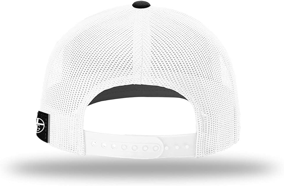 One Nation Under God Leather Patch Christian Trucker Hat - Fit Snapback Hat - Breathable Mesh Side for Casual Wear