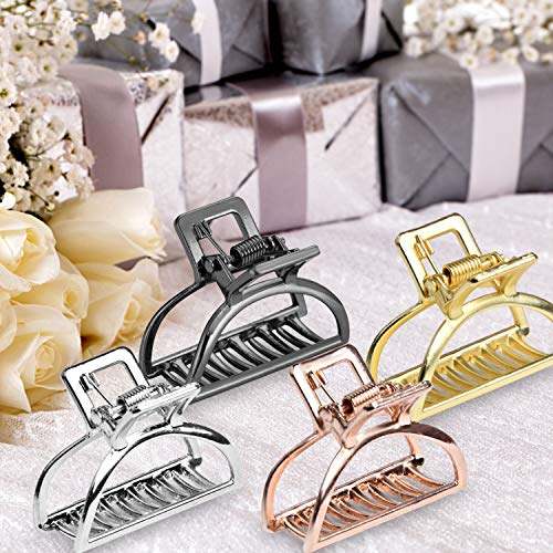 Small Hair Clips Akamino Metal Hair Claw Clips, Hair Accessories For Women Half Bun Hairpins For Thick - 8 Pack #TOP6