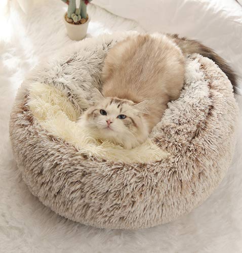 Katzenschlafsack, Plüsch-Katzenbett, Decke, selbstwärmend, Katzensack, Haustierzelt, Höhle, weich, rutschfest, waschbares Katzenbett