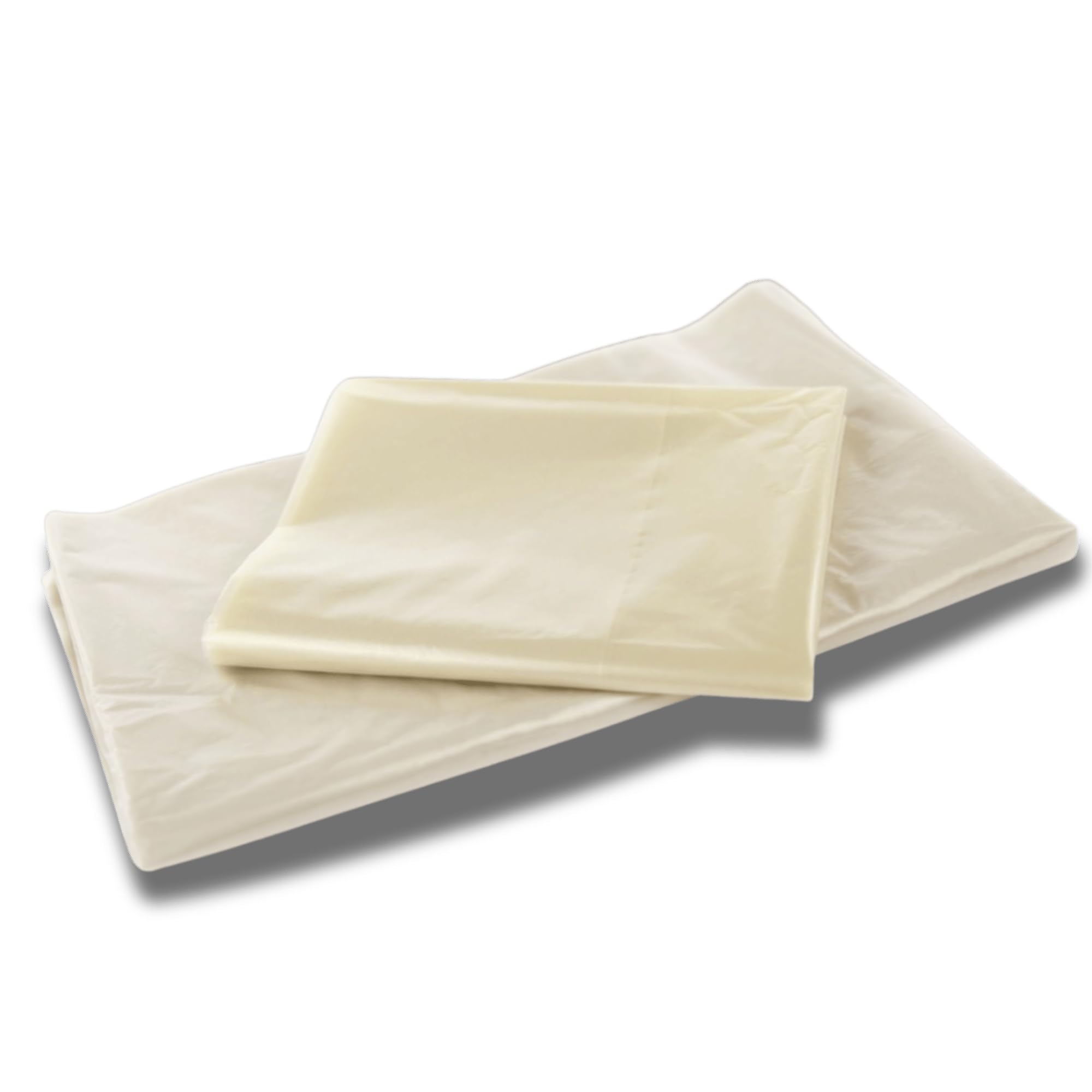 Lot de 50 sacs à soufflets latéraux en polyéthylène - 600 + 400 x 2000 mm - 500 l - 65 µ - 100 % régénéré - Transparents et résistants à la déchirure - Idéal pour l'entrepôt et l'expédition