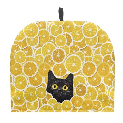 Image of Tea Pot Cover Yellow Lemon Print Teapots Cosy Insulated Tea Cozies Home Kitchen Decoration Teapot Dust Cover Warming Tea Kettle Quilt Creative Gifts for Party
