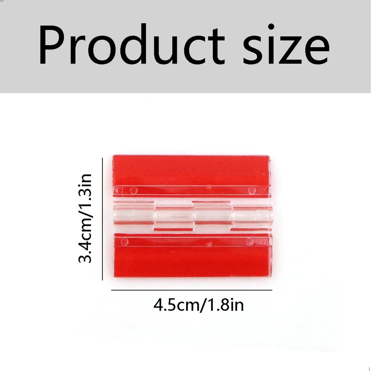 Cerniere Trasparenti Autoadesive Per Scatole E Mobili - 45x34 Mm In Acrilico, Facili Da Applicare - Foto 7