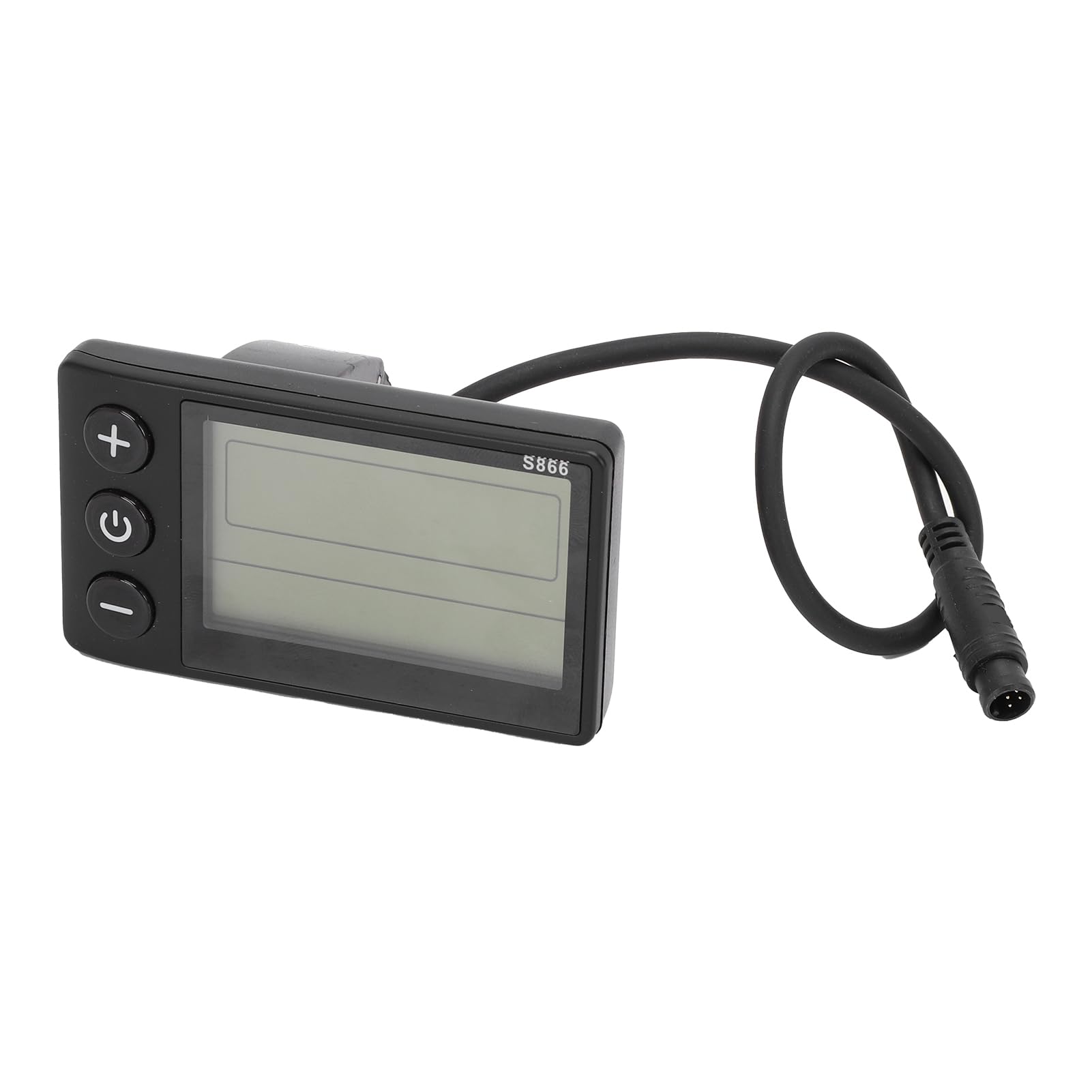 Écran LCD S866 ABS pour vélo électrique avec connecteur étanche à 6 broches pour modification de scooter