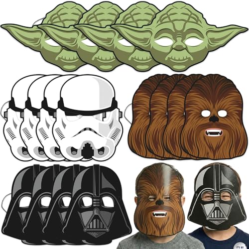 Unique Star Wars Party Favors and Birthday Decorations - Star Wars Masks - Officially Licensed (16)