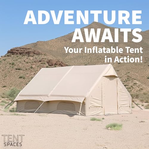 Carpa inflable para camping 6 personas ligera y duradera miniatura 2