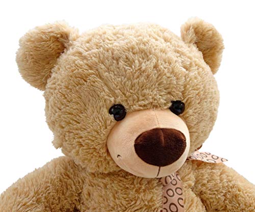 Wagner 9015 - XXL Plüschbär Teddy Bär - 100 cm groß - hell-braun - Teddybär Kuschelbär Kuscheltier – Bild 5