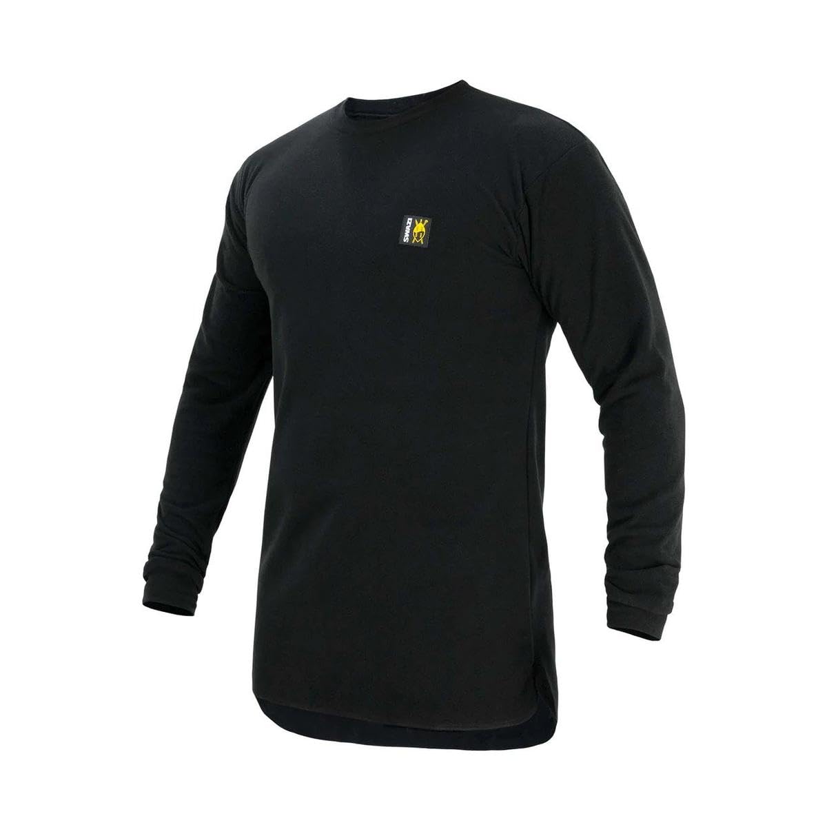 Swazi Black Long Sleeve Micro Top - Small Small Tops & Shirts