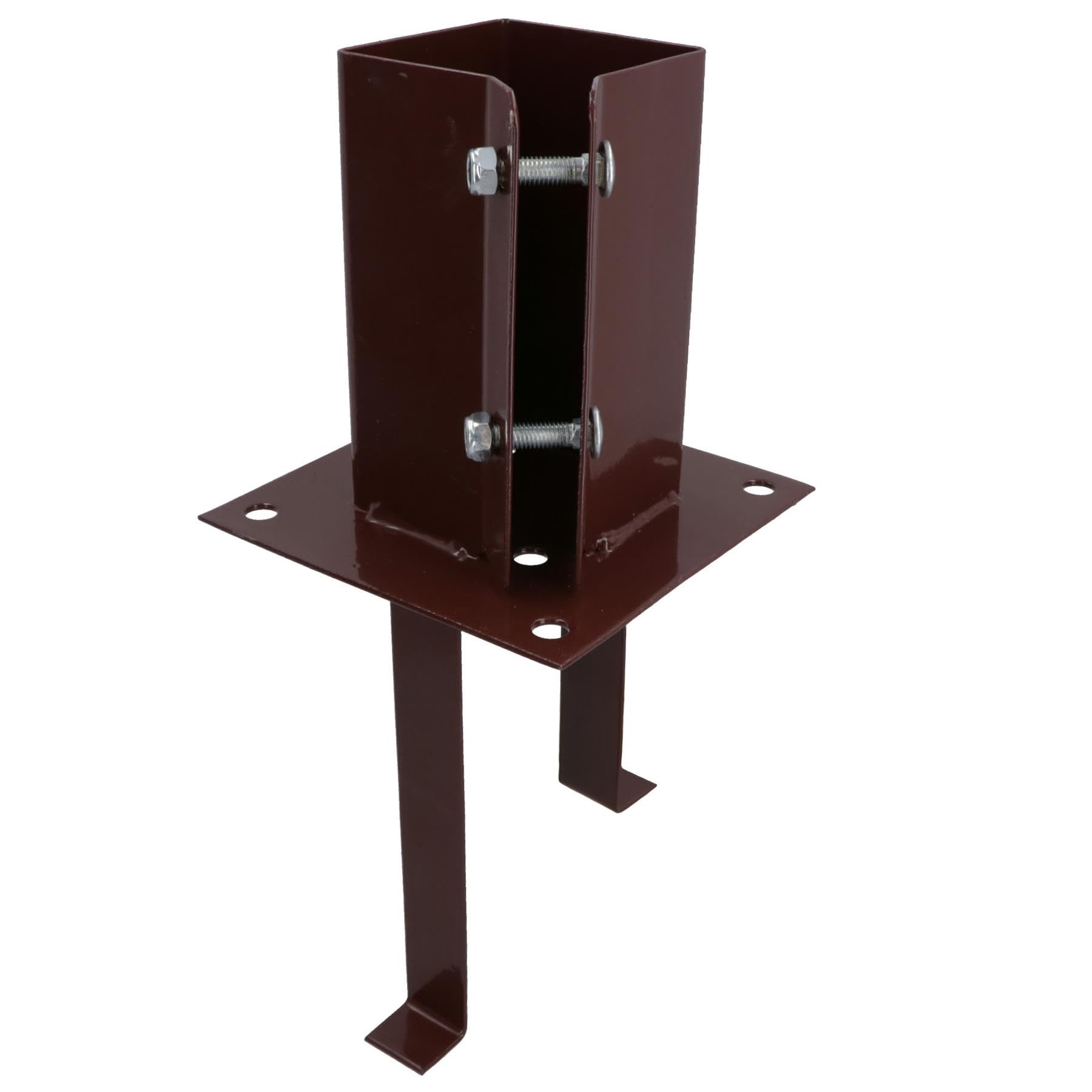 Concrete in Wooden Post Shoe Support Base Bracket Holder 75 x 75mm Decking